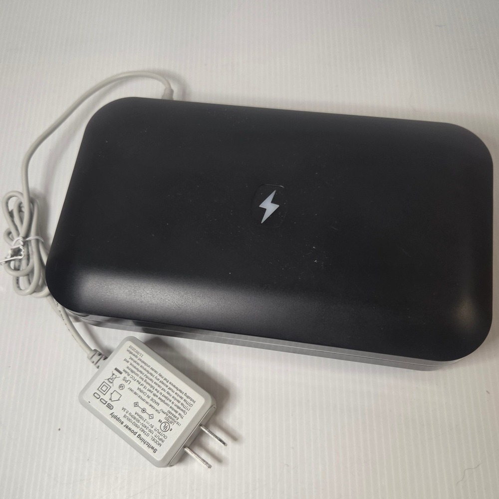 PhoneSoap UV Cell Phone Sanitizer OS Black Good 500-2 Tested Working‎